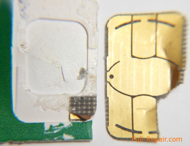 Dismantling SIM-card